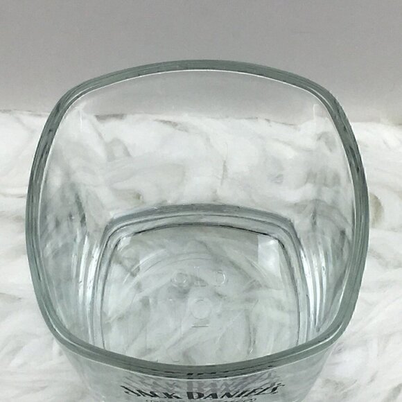 Jack Daniel’s Brand Old Number No 7 Whiskey Barware Rocks Glass Tumbler Square - Picture 4 of 8